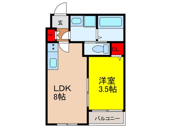 H-maison加美正覚寺XIIの物件間取画像